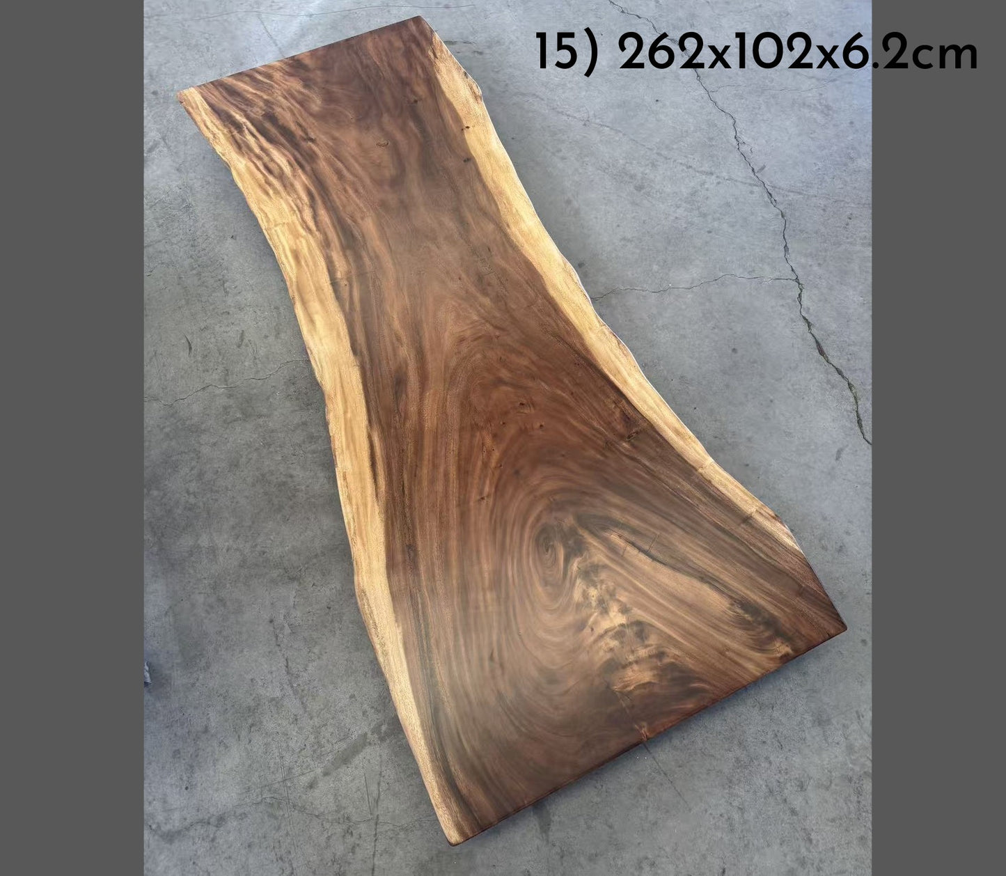 Table number 15 (262x102cm)