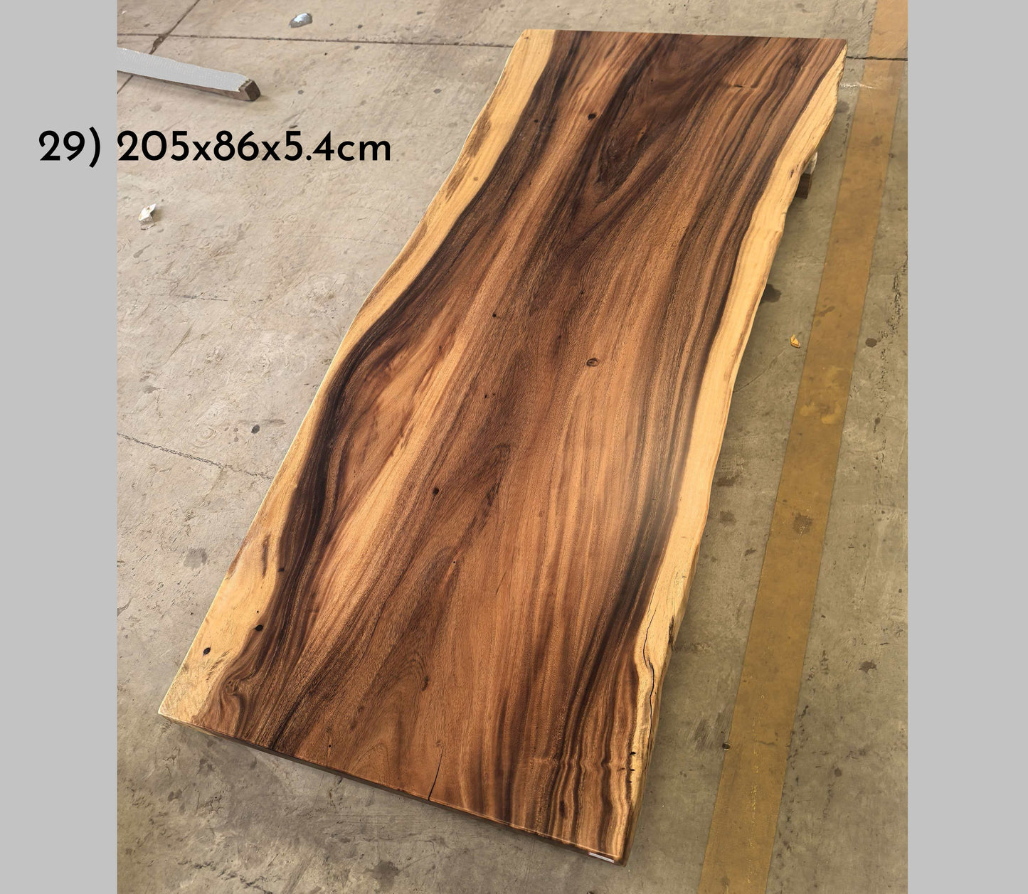 Table number 29 (205x86cm)